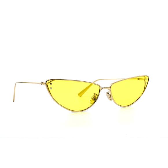 NEW DIOR MISSDIOR B1U H4C GOLD YELLOW AUTHENTIC SUNGLASSES - Picture 3 of 13